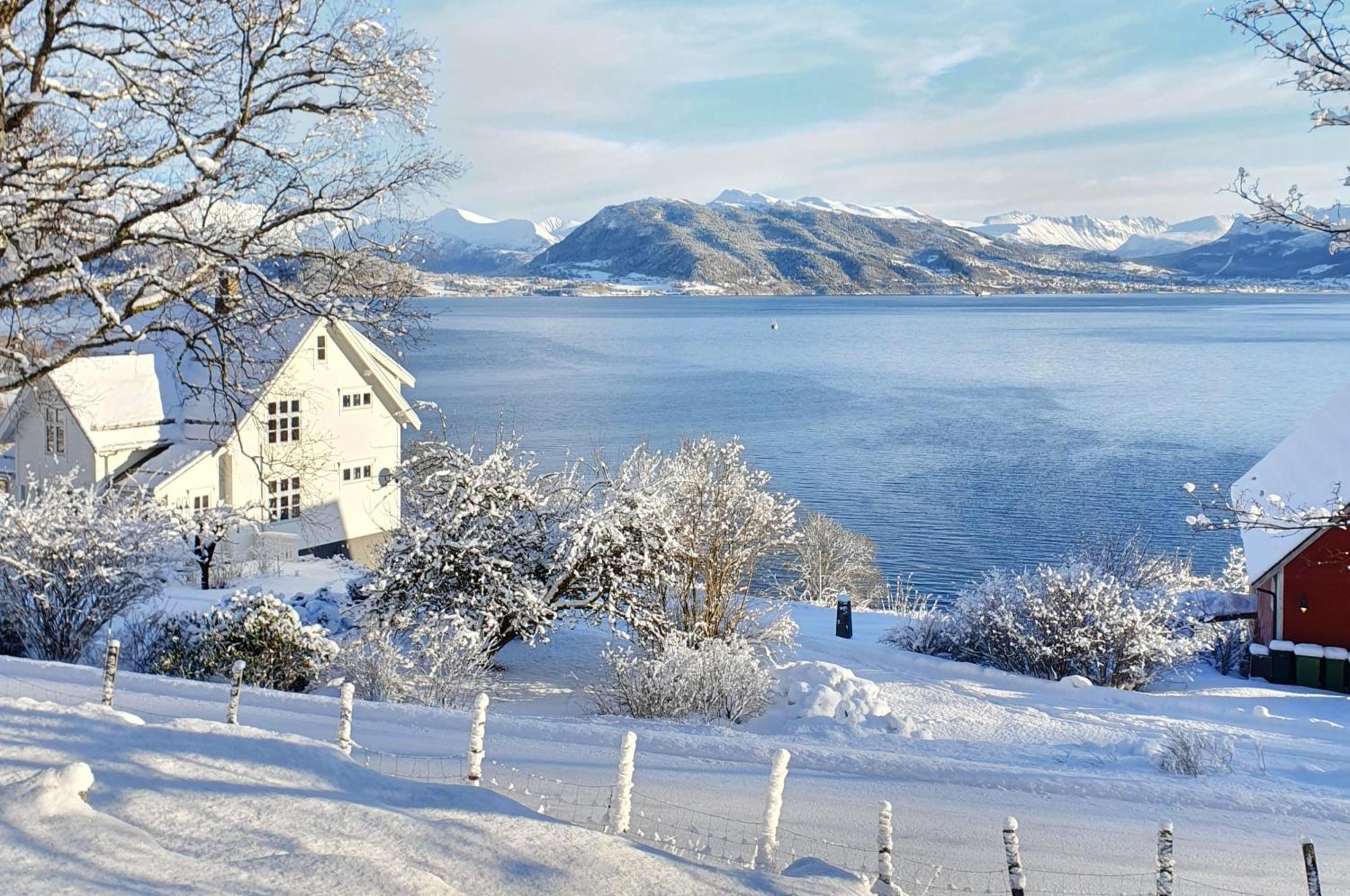 Irenegarden - Fjord View Holiday Home Lauvstad Bagian luar foto
