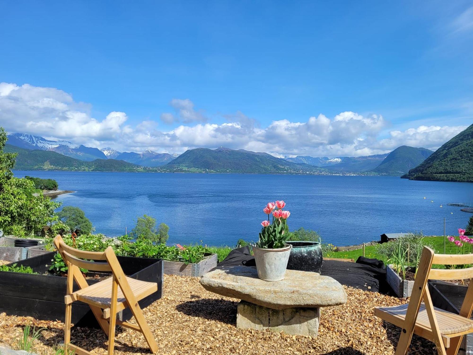 Irenegarden - Fjord View Holiday Home Lauvstad Bagian luar foto