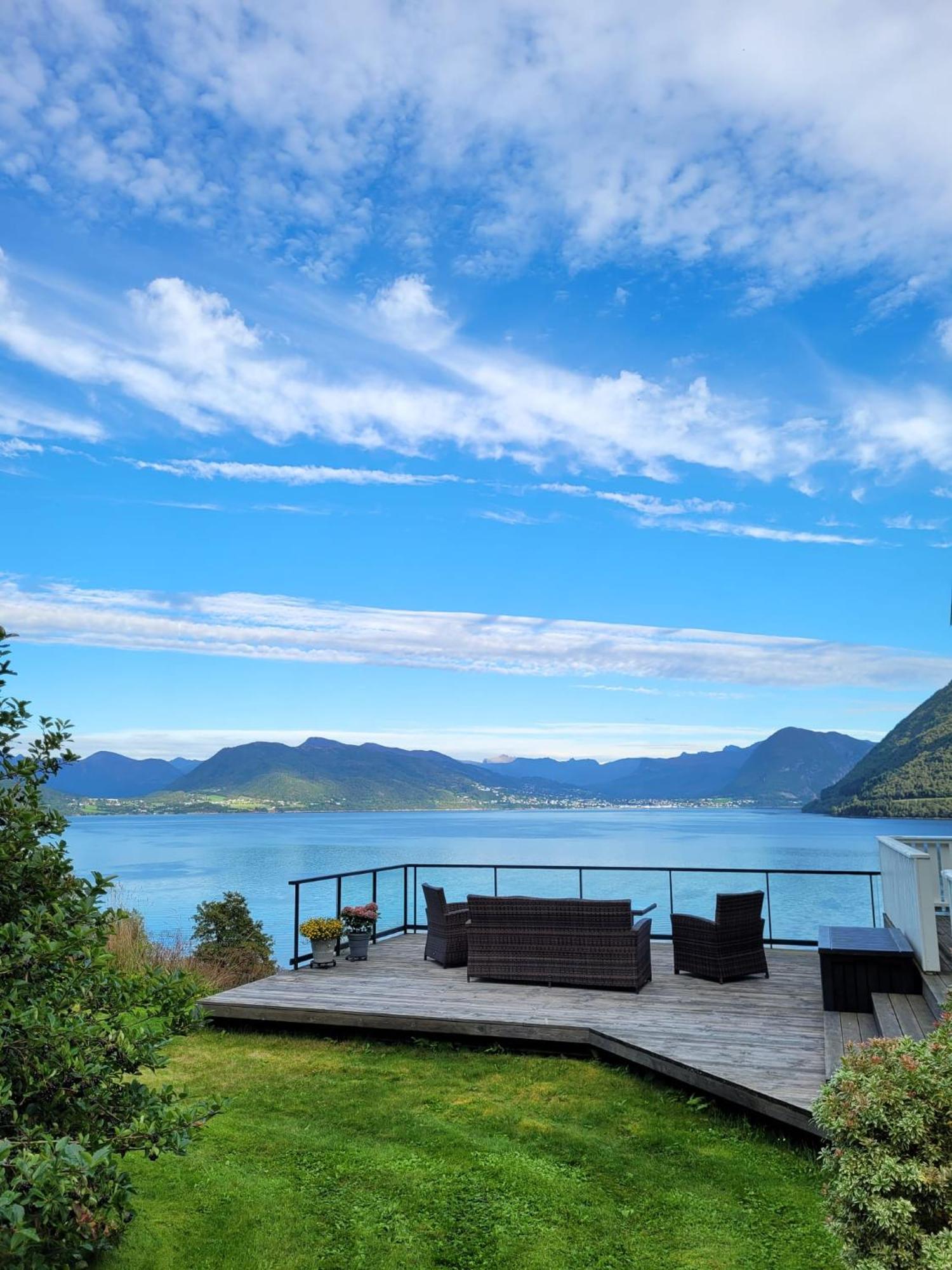 Irenegarden - Fjord View Holiday Home Lauvstad Bagian luar foto